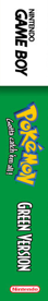 Pokémon Green Version - Box - Spine (World) - 85x534