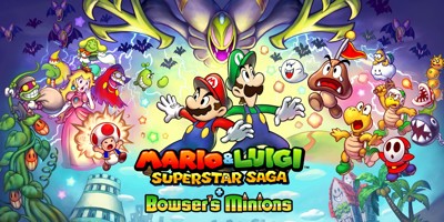 Mario & Luigi: Superstar Saga + Bowser's Minions - Banner (World) - 1600x800