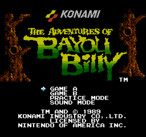 The Adventures of Bayou Billy - Screenshot - Game Title (North America) - 256x240