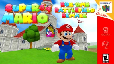 Super Mario 64 Remake - Fanart - Box - Front (World) - 1280x720