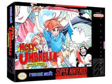 Holy Umbrella: Dondera no Mubou!! - Box - 3D (World) - 1024x768