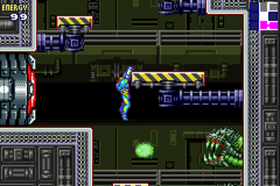 Samus Goes to the Fridge to Get a Glass of Milk - Screenshot - Gameplay (World) - 240x160