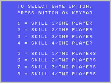 Mr. Chin - Screenshot - Game Select (World) - 256x192