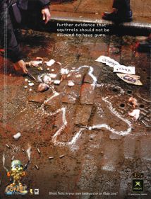 Conker: Live & Reloaded - Advertisement Flyer - Front (United Kingdom) - 2469x3240
