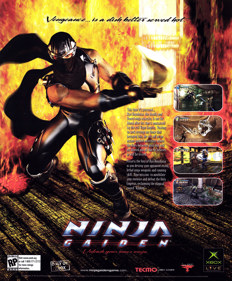Ninja Gaiden - Advertisement Flyer - Front (United States) - 1800x2178