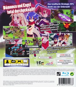 Disgaea D2: A Brighter Darkness - Box - Back (Germany) - 906x1044