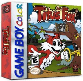 Titus the Fox - Box - 3D (North America) - 1016x998