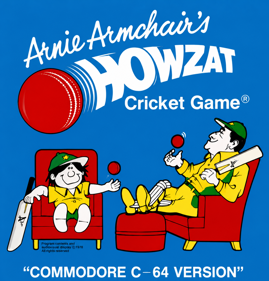 Arnie Armchair's Howzat Cricket Game - Box - Front (United Kingdom) - 1228x1281
