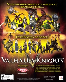 Valhalla Knights - Advertisement Flyer - Front (United States) - 1774x2203