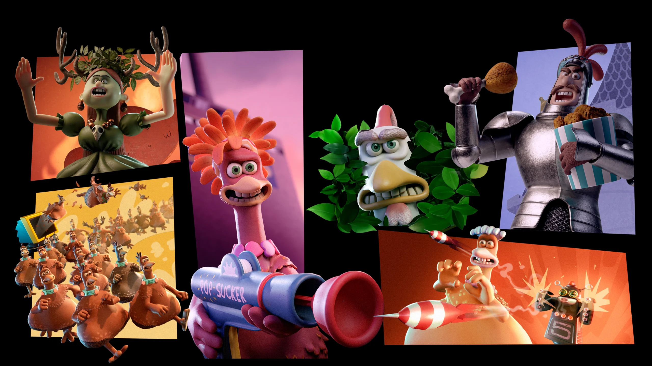 Illustration of Chicken Run: Eggstraction