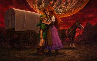The Legend of Zelda: Majora's Mask - Fanart - Background (World) - 1578x996