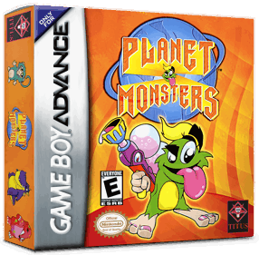 Planet Monsters - Box - 3D (North America) - 1016x998