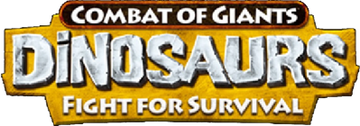 Battle of Giants: Dinosaurs: Fight For Survival - Clear Logo (North America) - 966x339