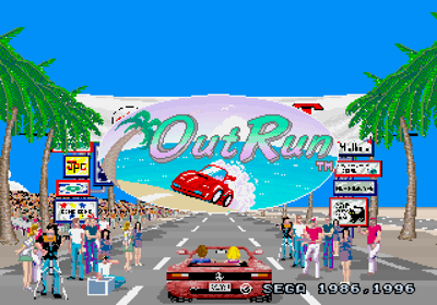 Sega Ages: OutRun - Screenshot - Game Title (Japan) - 640x448