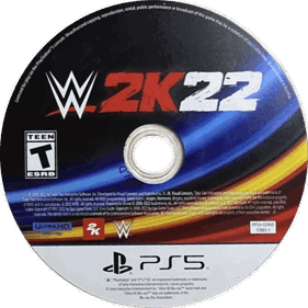 WWE 2K22 - Disc (North America) - 666x666
