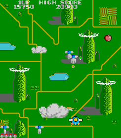 TwinBee - Screenshot - Gameplay (Japan) - 224x256