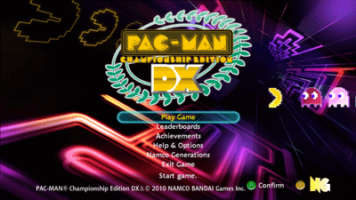 Pac-Man Championship Edition DX - Screenshot - Game Select (World) - 1280x720