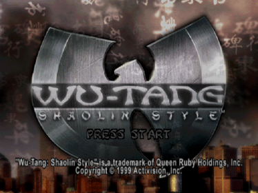 Wu-Tang: Shaolin Style - Screenshot - Game Title (World) - 640x480