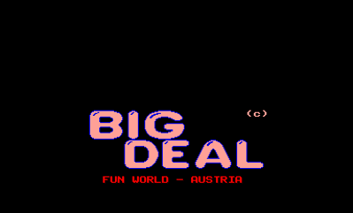 Big Deal - Screenshot - Game Title (Europe) - 384x232