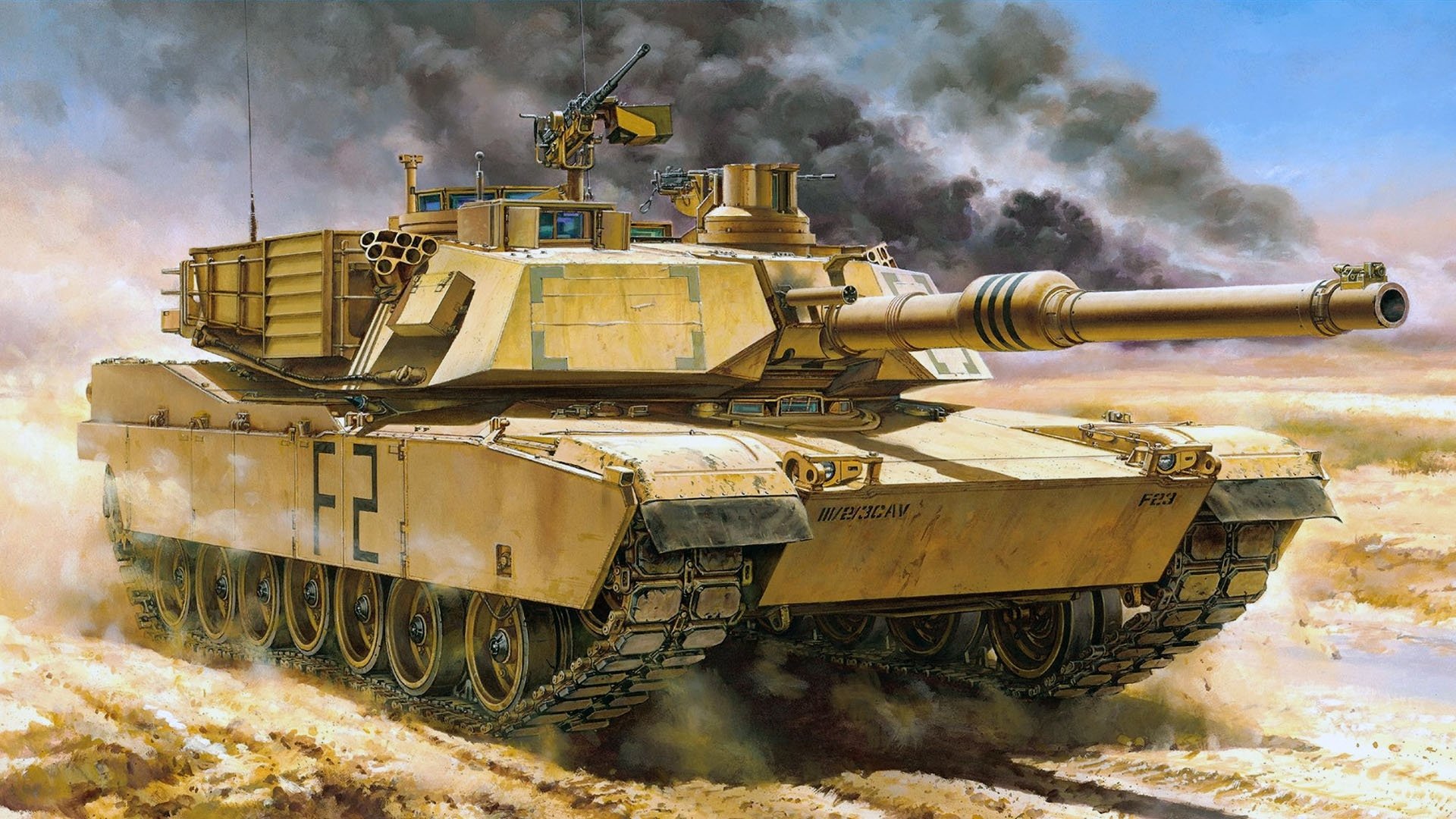 Illustration of Desert Tank