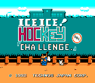 Ike Ike! Nekketsu Hockey Bu: Subette Koronde Dairantō - Screenshot - Game Title (World) - 256x224