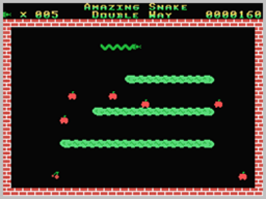 Amazing Snake - Screenshot - Gameplay (World) - 256x192