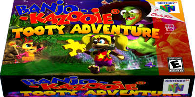 Banjo-Kazooie: Tooty Adventure - Box - 3D (United States) - 602x299
