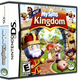 MySims Kingdom - Box - 3D (North America) - 575x598