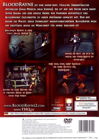 BloodRayne 2 - Box - Back (Germany) - 759x1074