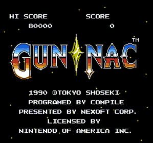 Gun-Nac - Screenshot - Game Title (World) - 256x240