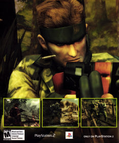 Metal Gear Solid 3: Snake Eater - Advertisement Flyer - Front (United States) - 1904x2290