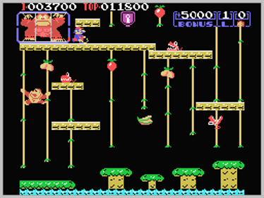 DK Jr. Arcade - Screenshot - Gameplay (World) - 256x192