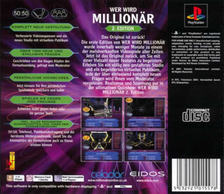 Who Wants to Be a Millionaire: 2nd Edition - Box - Back (Germany) - 872x755