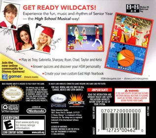 High School Musical 3: Senior Year - Box - Back (North America) - 768x680
