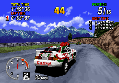 Sega Rally Championship - Screenshot - Gameplay (World) - 640x448