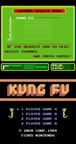 Kung Fu - Screenshot - Game Title (North America) - 256x482