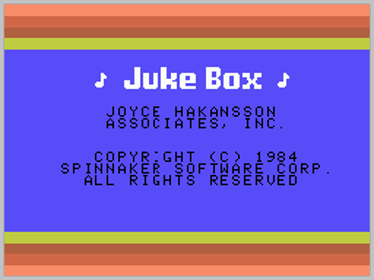 Jukebox - Screenshot - Game Title (North America) - 256x192