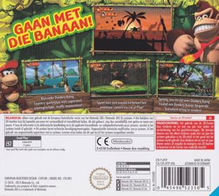 Donkey Kong Country Returns 3D - Box - Back (The Netherlands) - 894x800
