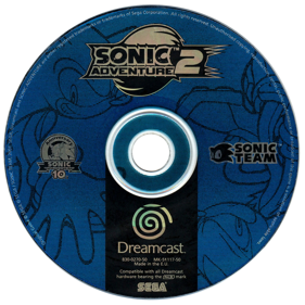 Sonic Adventure 2 - Disc (Europe) - 1460x1460