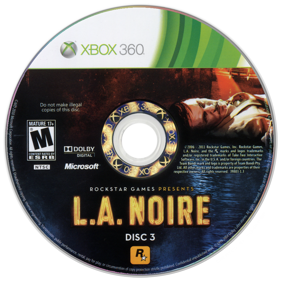 L.A. Noire - Disc (North America) - 900x900