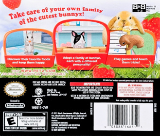 Petz: Bunnyz Bunch - Box - Back (North America) - 1287x1097