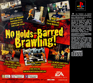 WCW Backstage Assault - Box - Back (Europe) - 765x680