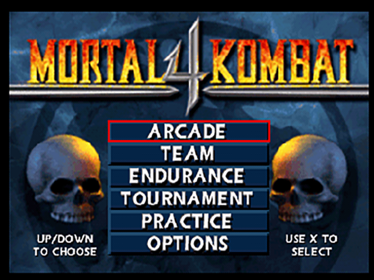 Mortal Kombat 4 - Screenshot - Game Title (World) - 640x480