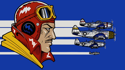 P-47: The Phantom Fighter - Fanart - Box - Front (World) - 1920x1080