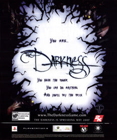 The Darkness - Advertisement Flyer - Front (United States) - 1904x2290