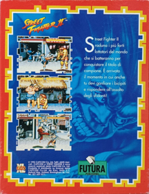 Street Fighter II: The World Warrior - Box - Back (Italy) - 875x1134