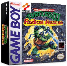 Teenage Mutant Ninja Turtles III: Radical Rescue - Box - 3D (North America) - 1016x998