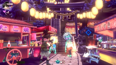 Zombie Panic in Wonderland DX - Screenshot - Gameplay (World) - 1280x720