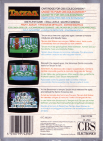 Tarzan: From Out of the Jungle - Box - Back (Europe) - 1632x2220