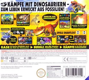 Fossil Fighters: Frontier - Box - Back (Germany) - 886x800